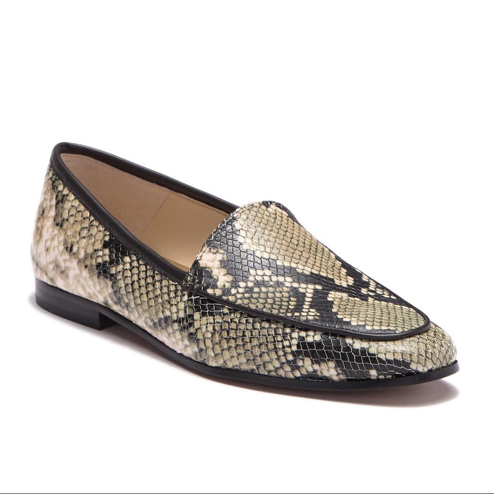 Sam Edelman Leon Snakeskin Leather Loafer 10 NIB